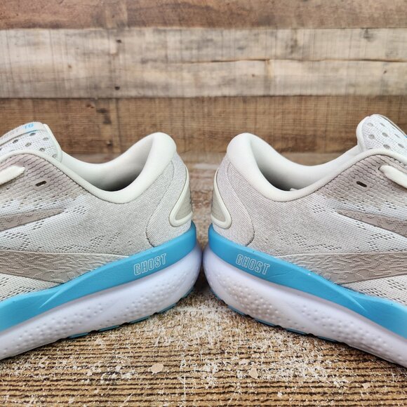Brooks Ghost 16 Women's Size 11 B Beige Running Athletic Gym Train Sneaker Shoes - Picture 4 of 10